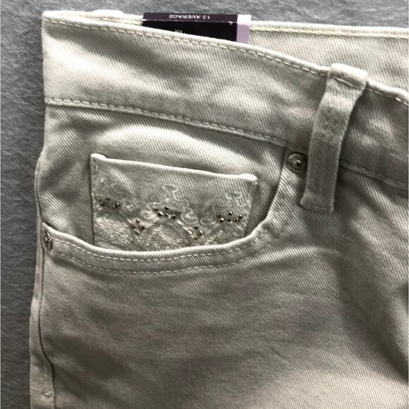 Gloria Vanderbilt Womens Amanda Slimming Jeans Size 12 Natural Sand - Picture 5 of 8